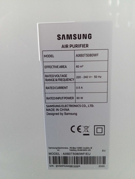 Oczyszczacz powietrza SAMSUNG AX60T5080WF