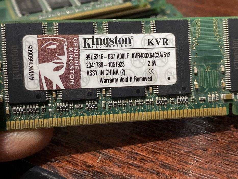 Оперативная память DDR 1Gb PC 3200 DIMM 512mb