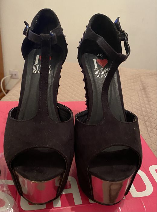 Sapato preto, tam 40