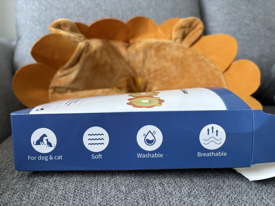 Coleira de recuperação inflável para cães