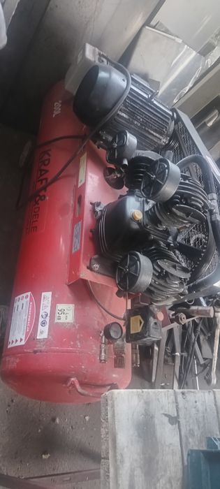 Kompresor 200L 400V 720L/min Kraft&Dele KD408