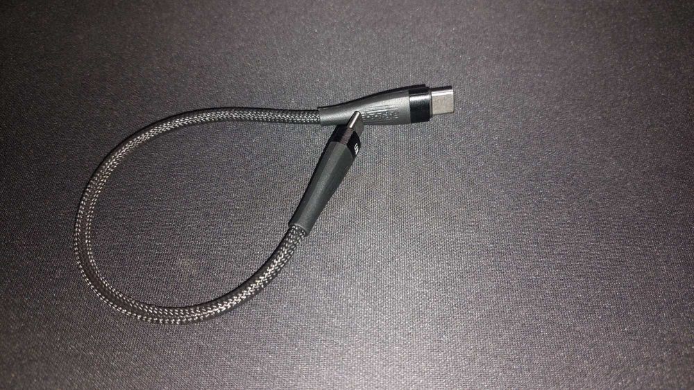 Kabel BOSTE USB-C-USBC 60W szybkie ładowanie PD QC 4.0 mocny 25CM