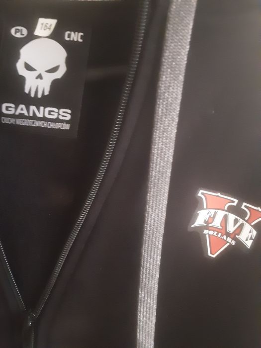 Bluza chłopięca GANGS r.164 Stan idealny/ cieplejsza