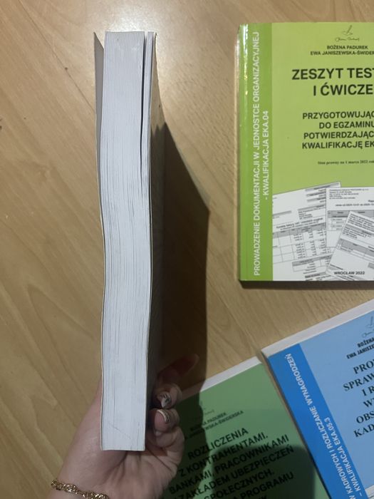 Ksiazka technik rachunkowsci, rechnik ksiegowosci, kadry i place