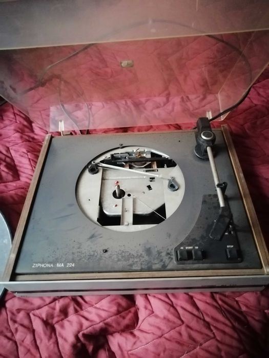 stare gramofony ziphona zestaw 2 sztuki