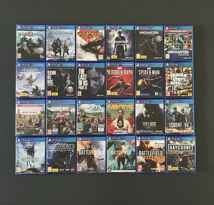 Диски для PlayStation 4 / PlayStation PS5 | Ігри PS4 PS5