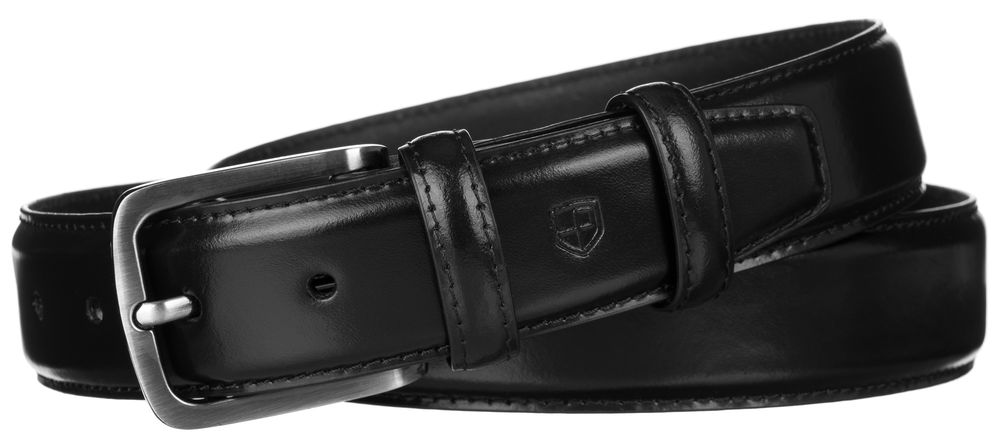 pasek męski skórzany ptn pm-14-125-spl-6912 black