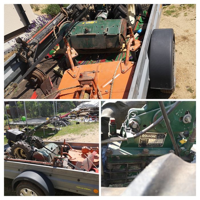Goldoni 110 hatz 1b30 diesel glebogryzarka kosiarka pług