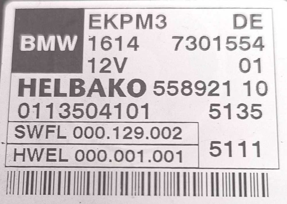 Bomba Combustível BMW 1 (F20) ano 2011