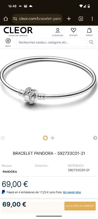 Браслет Pandora оригінал