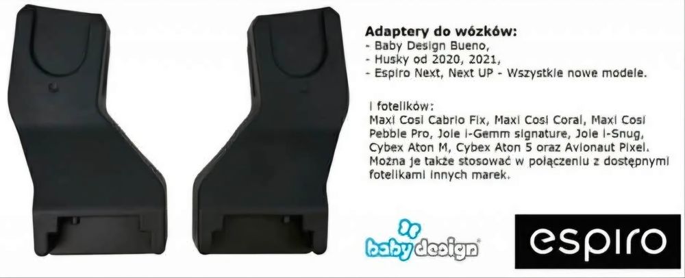 Adaptery do wózka espiro next
