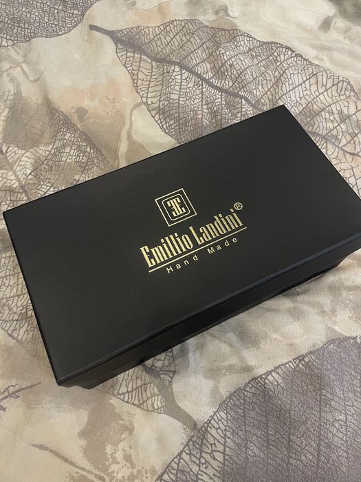 Туфли Emillio Landini made in italy шкіряні