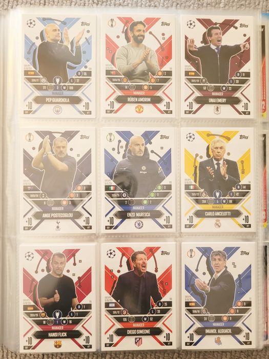 Lote Cartas Match Attax Champions League