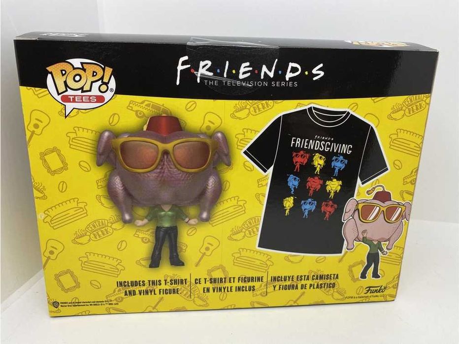 Funko POP Tee Friends Monica Geller Turkey Metallic - Novo e Selado