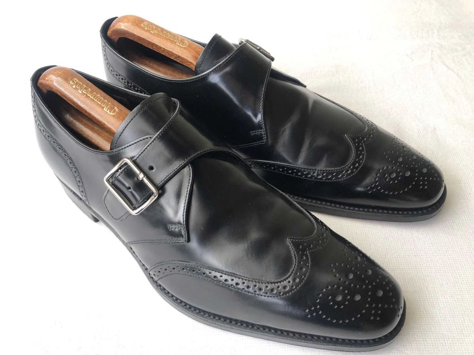 Полностью кожаные монки от Loake в идеальном состоянии