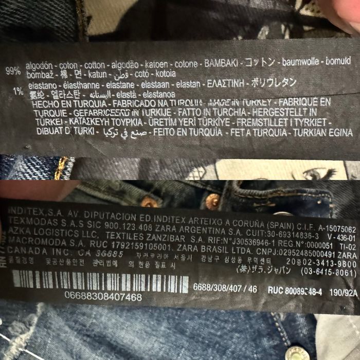 Джинси ZARA Man Ripped Skinny