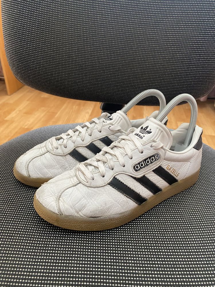 Adidas gazelle super grey sale