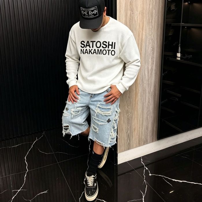 НОВИЙ! Лонгслів Satoshi Nakamoto/ лонгслив сатоши накамото