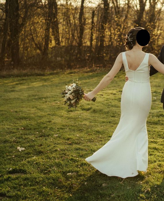 Suknia ślubna Julia Gastoł model Chiara gładka