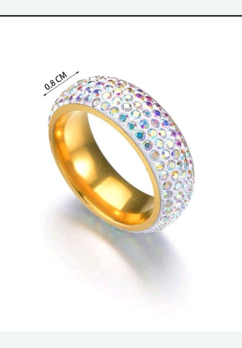 Pierscionek obraczka stal chirurgiczna