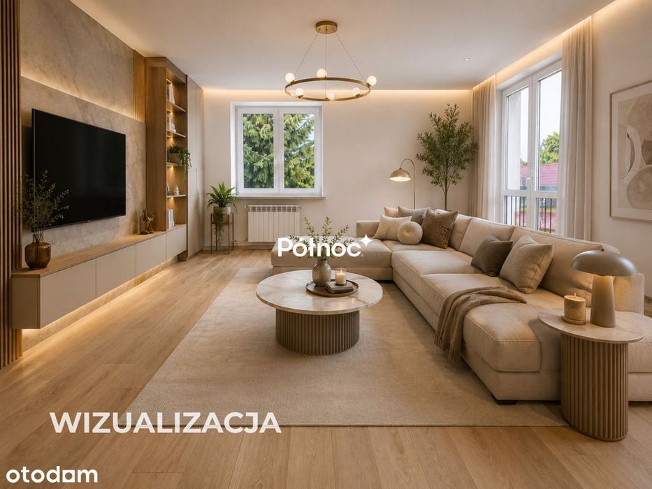 2 pokoje 50,8 m² po remoncie instalacji | Lubartów