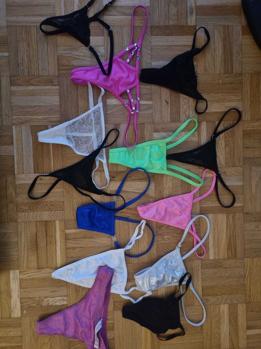 Majtki stringi zestaw S