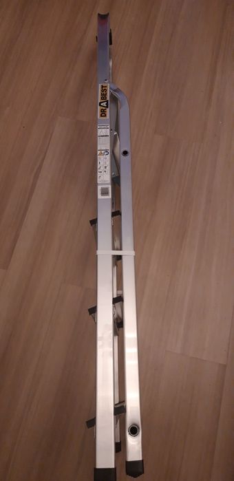 Drabina aluminiowa rozkładana 3,4 stopniowa