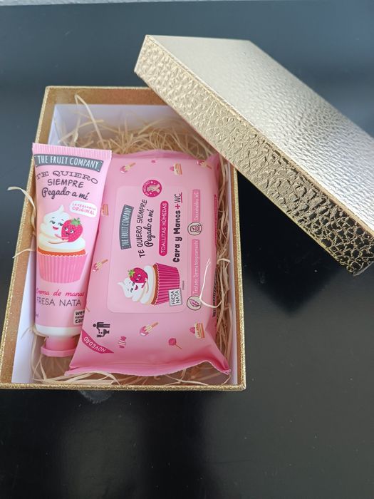 Creme mãos e toalhitas (c/ caixa)