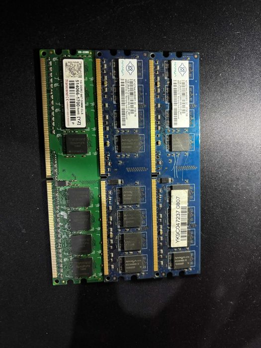 Lote de Memórias RAM – DDR, DDR2 e DDR3 (PC e portátil)
