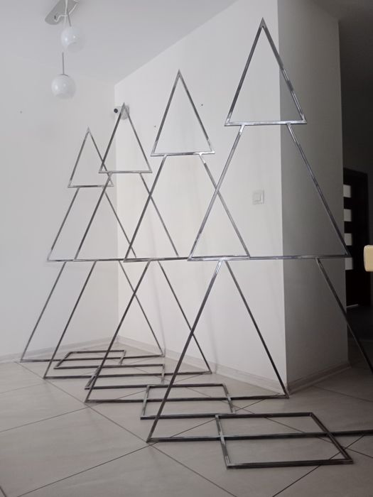 Choinka metalowa ozdoba świąteczna Loft Industrial