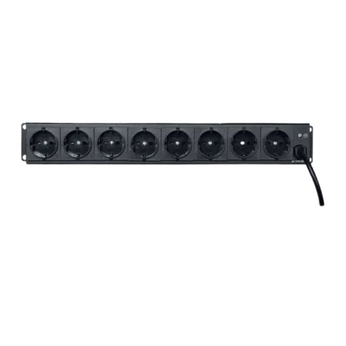 Régua de energia Algam Lighting DISPATCH-8 com interruptores