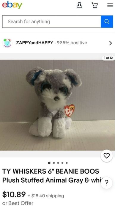 ГЛАЗАСТИК Щенок плюшевая игрушка М’яка іграшка плюшева собачка цуценя