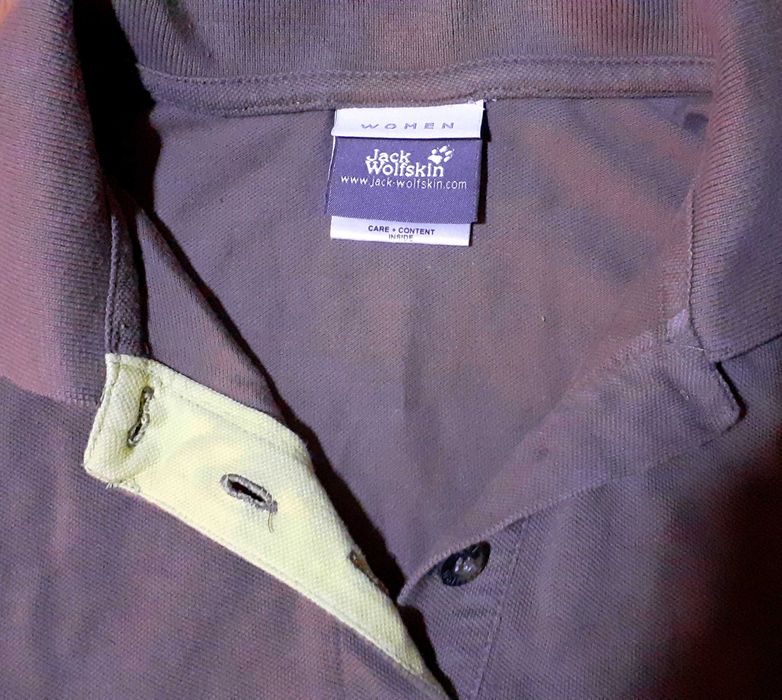 Jack Wolfskin damskie polo z długim rękawem