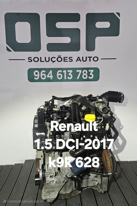 Motor 1.5 DCI k9k 628