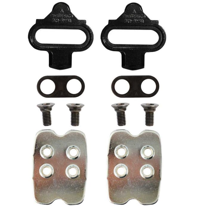 Conjunto Cleats Shimano SM-SH51 MTB SPD com porca de fixação
