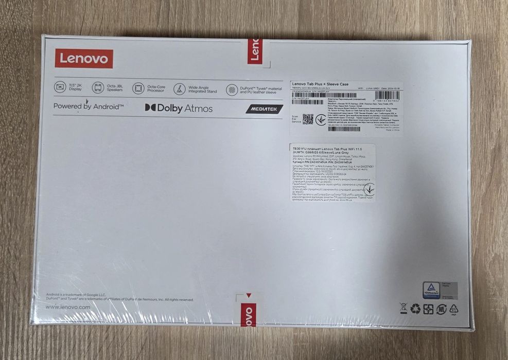 Планшет Lenovo Tab Plus 8/256 с ЧЕХЛОМ