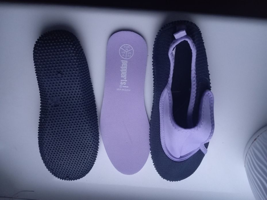 Пляжные водные тапочки 23см стелька