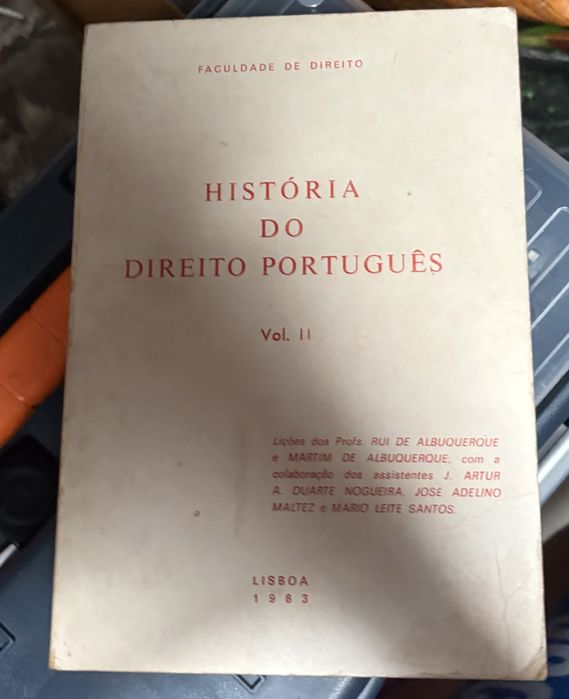 História Direito Português v-ll