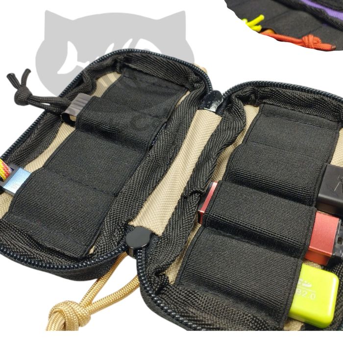 EDC підсумок-органайзер для флешок, кабелів і адаптерів.