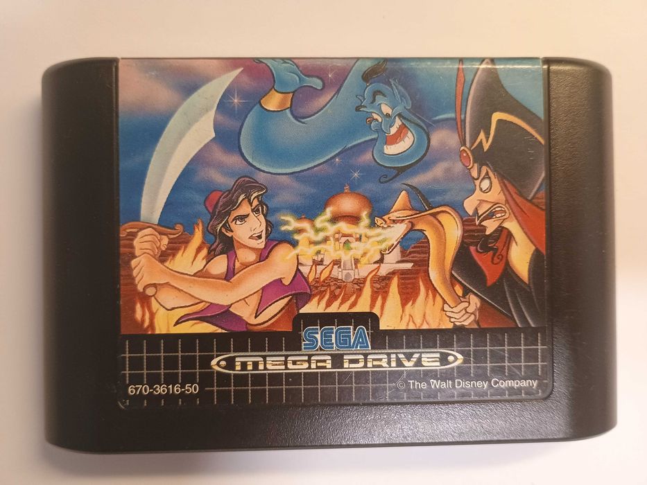 Aladdin Sega Mega Drive sam cartridge