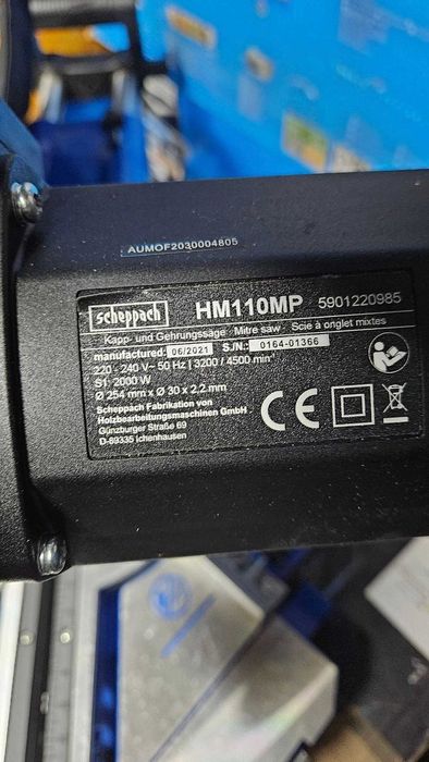 Ukośnica z posuwem SCHEPPACH HM110MP 2000W 254mm 2 prędkości pracy