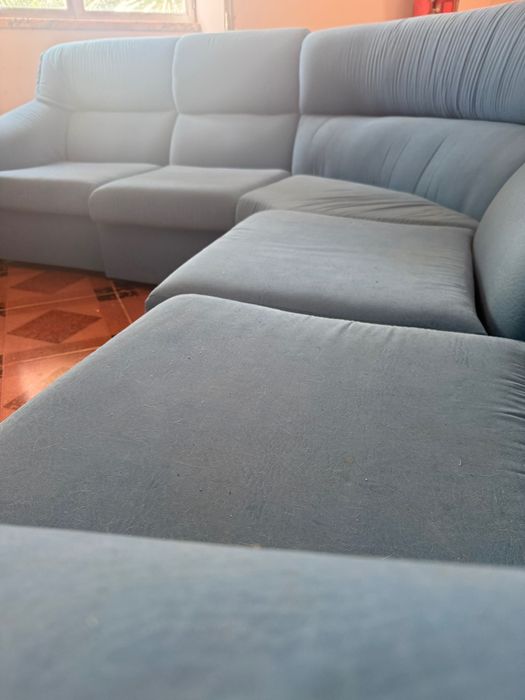 Sofá curvo, de encaixe