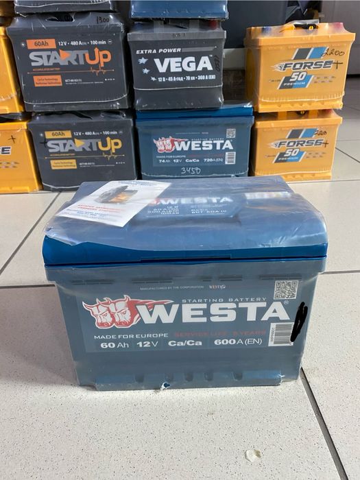 Акумулятор WESTA | веста | 50 60 74 100 Ah