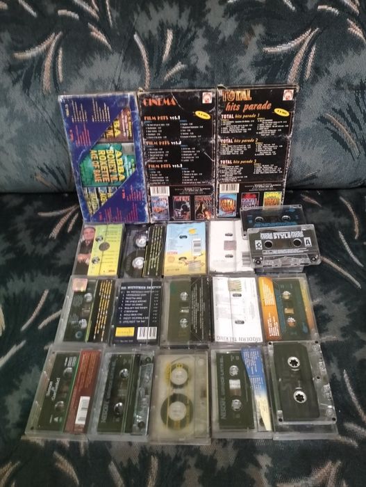 Płyty cd, kasety, gry i filmy – mega zestaw