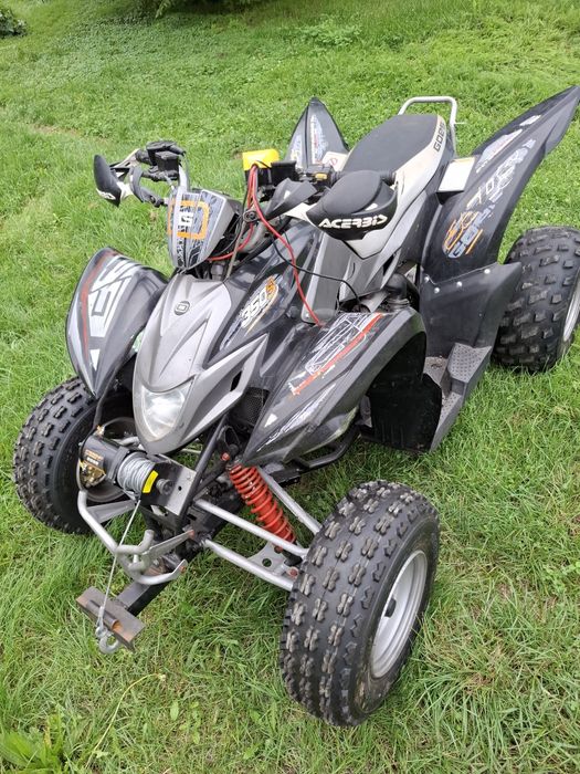 Quad 350 Aeon Pług Wyciągarka