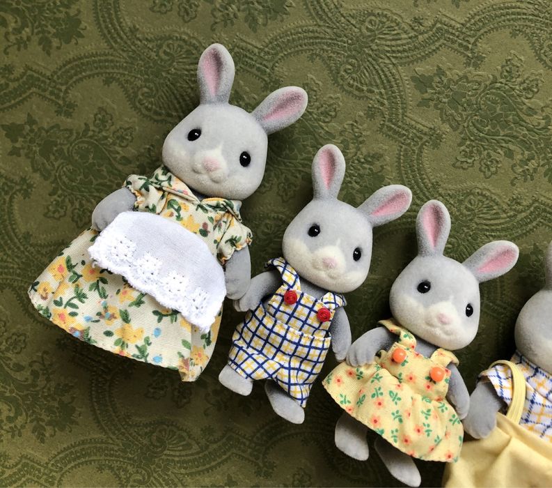 Nowa rodzina Sylvanian Families Epoch 4030 króliki Cottontail Rabbit