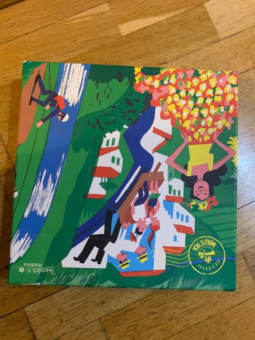 Jogo de tabuleiro viagem a madeira