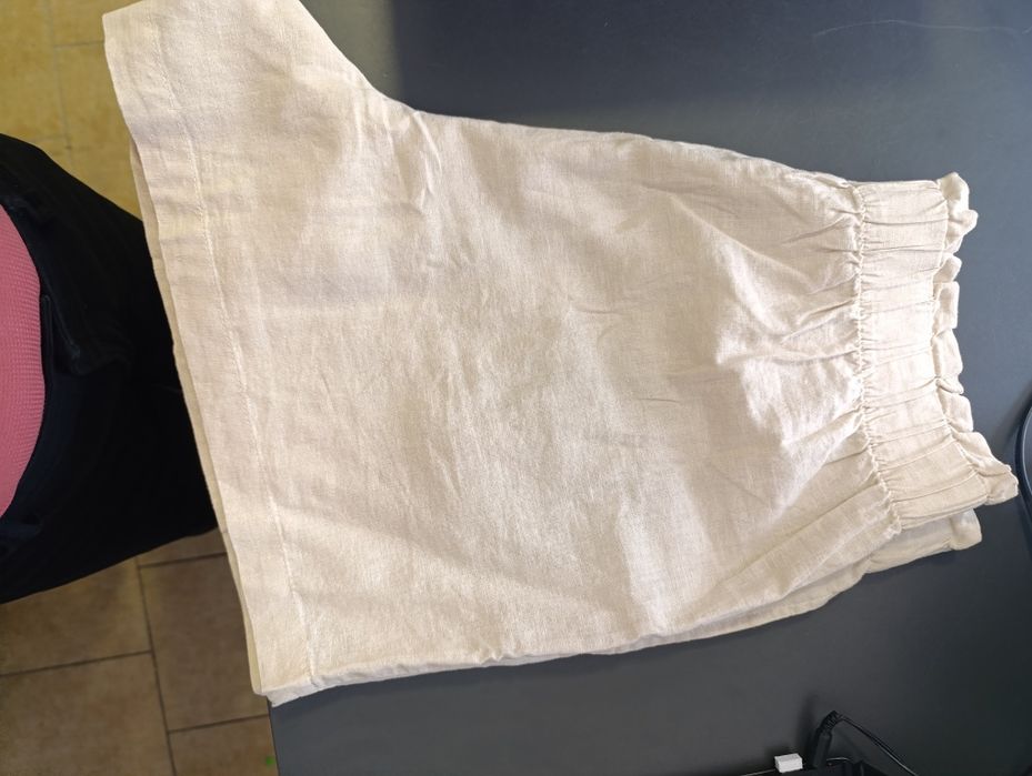 Szorty damskie len+bawełna