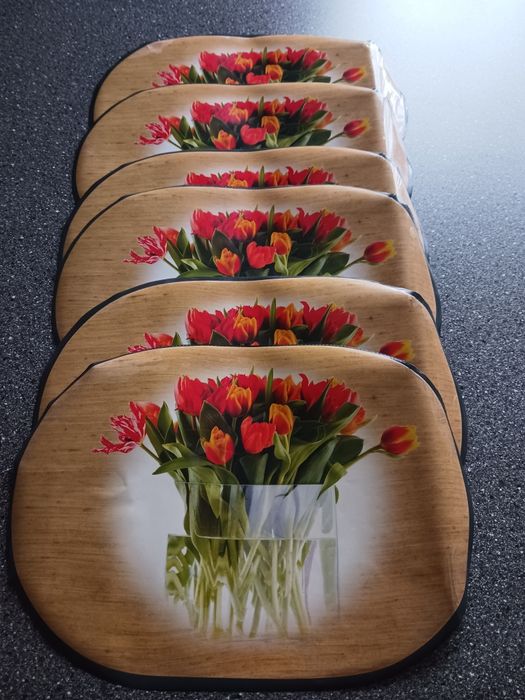 Podkładki na stół zestaw 6 sztuk