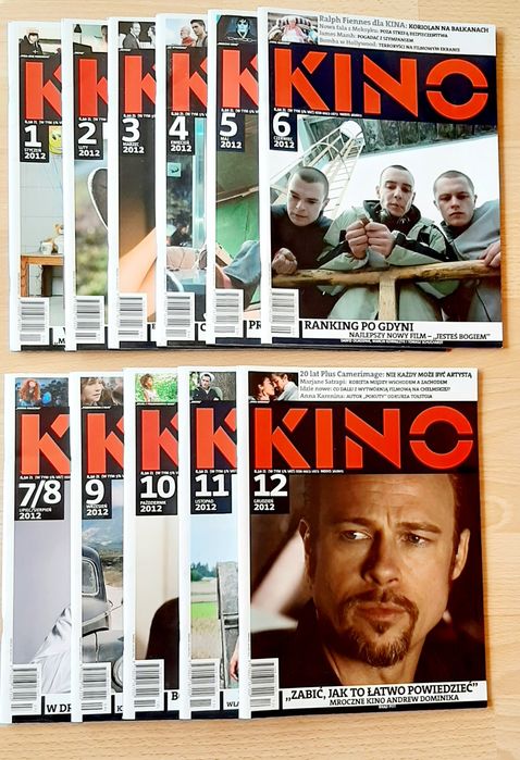 Czasopismo KINO, rocznik 2012, komplet
